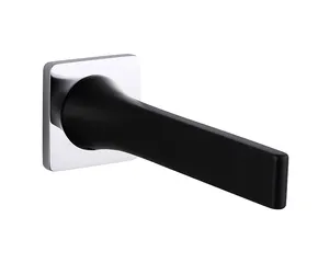 Unique Design Tub Spout Brass Black Color Basin Faucet Bath Spouts Outlet