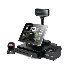 all in one touch screen POS machine for restaurant Point-of-sale system pos terminal