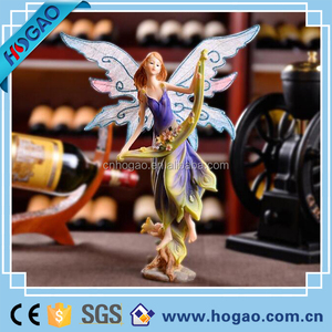 Délicat Violet Peint Résine Fée Figurines Gros Pour Jardins Don Et La <span class=keywords><strong>Création</strong></span> - Product Image 5