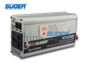 อินเวอร์เตอร์ <span class=keywords><strong>Suoer</strong></span> 1kw 24 โวลต์ ดีซี เป็น 220 โวลต์ แอค คอนเวอร์เตอร์ 1000w อินเวอร์เตอร์ปรับแต่งกำลังไฟฟ้าสำหรับโซลาร์ - Product Image 3