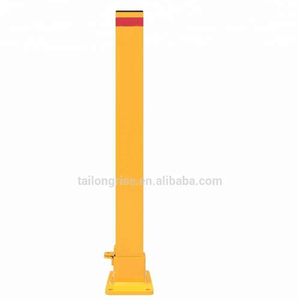 High Visibility Square <strong>Folding</strong> Down <strong>Parking</strong> <strong>Bollards</strong> - Product Image 2