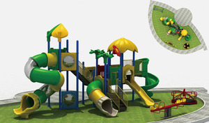 อุปกรณ์สไลด์พลาสติกสำหรับสวนสนุกสนามเด็กเล่นแบบโฮมเมดสวนกลางแจ้งผู้ผลิตในแอฟริกาใต้ - Product Image 2