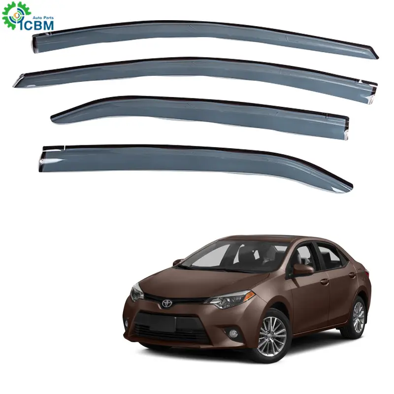 OEM precisión ventanas de coche visera deflector de viento para COROLLA 14-15 (IC01)