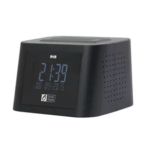 DB-828 DAB +/DAB/FM收音机闹钟双报警和睡眠定时器和USB手机充电器