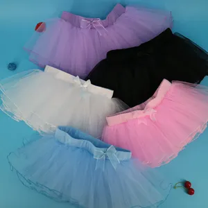 도매 저렴한 아이 발레 댄스 연습 착용 Flutty 여자 투투 스커트