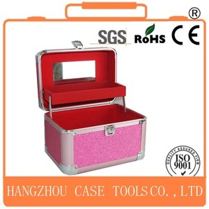 Magnifique étui à <span class=keywords><strong>maquillage</strong></span> en aluminium, étuis à cosmétiques vides, boîte de rangement, étui <span class=keywords><strong>pas</strong></span> <span class=keywords><strong>cher</strong></span> - Product Image 2