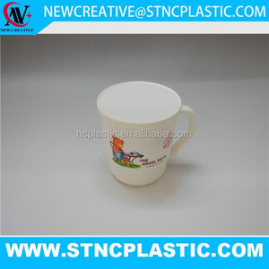 gelas plastik di plastica di grandi dimensioni sicuro forno a microonde tazza con coperchio - Product Image 2