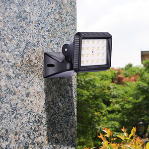 Sans Fil Fonctionnant sur piles Radar capteur lumière haute Lumen LED Spotlight noir intérieur extérieur plafond mur <span class=keywords><strong>garage</strong></span> - Product Image 1