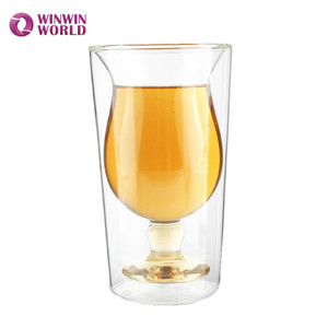 2018 Coupe <span class=keywords><strong>Du</strong></span> <span class=keywords><strong>Monde</strong></span> Hot Nouveaux Produits En Gros Réutilisable Double Paroi En Verre De Bière Tasse Avec Logo - Product Image 1