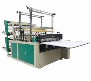 Double Layers Double Lines PE Film/Liner Bag Making Machine Plastic Bag Cutting Machine