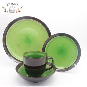 Nuevo <span class=keywords><strong>gres</strong></span> vidriado reactiva cena verde <span class=keywords><strong>vajilla</strong></span> <span class=keywords><strong>de</strong></span> <span class=keywords><strong>gres</strong></span> - Product Image 1