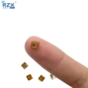 Hf mini tag 5x5mm para anti falsificação, minúsculo micro chip is14443a passiva nfc fpc