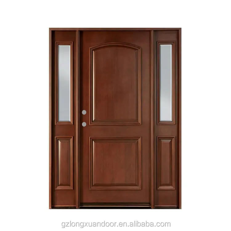 Thiết kế cửa chính Swing mở phong cách và rắn gỗ cửa vật liệu gỗ gụ Gỗ nhập cửa cho ngôi nhà