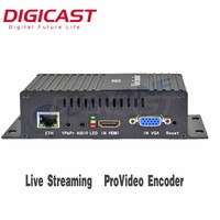 DIGICAST Full HD MI 1080P SD CVBS VGA YPbPr vers Encodeur IP RTMP H264 HD MI VGA Encodeur IP