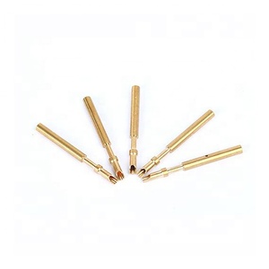 Chuyên nghiệp sản xuất chính xác pins điện tử Brass POGO pin sản xuất tại Trung Quốc bộ phận tùy chỉnh CNC dịch vụ gia công CNC Nhà cung cấp - Product Image 3