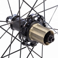 Haut de gamme HRD025T 50mm carbone 700c pneu jante 28mm aero route jante vélo carbone roue ensemble avec noir Sapim Cx-ray rayons
