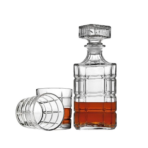 Whiskey Decanter And Glasses Bar Set Includes Whisky Decanter And 6 Cocktail Glasses 7pcs Decanter Set