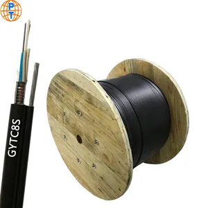 China Pingtong fabricación blindado Cable 8 núcleo de fibra óptica G6.52D Cable Gytc8S Whatsapp 008613808875194