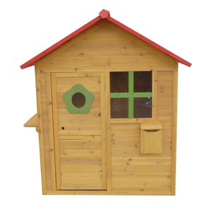 Maison de jeu en <span class=keywords><strong>bois</strong></span> pour enfants avec vitrine et boîte <span class=keywords><strong>aux</strong></span> <span class=keywords><strong>lettres</strong></span> - Product Image 4
