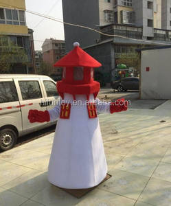 Disfraz de Mascota de Faro Blanco Funtoys, Torre de Señales, para Adultos - Product Image 2