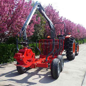 Alibaba Comercio Garantía de bosque ATV registros loadingTrailer con grúa - Product Image 4