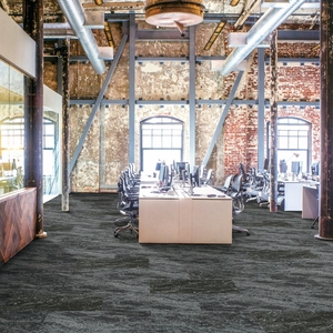 Phổ Biến nhất Milliken Cọc Vòng Lặp Máy Văn Phòng Dệt PVC Ủng Hộ Thảm Gạch - Product Image 3