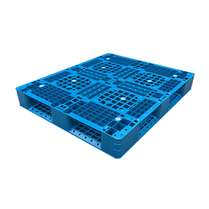 Standard Size 1200*1000mm Steel <strong>bar</strong> Reinforced HDPE Plastic <strong>Pallet</strong> for Rack Stacking Use - Product Image 3