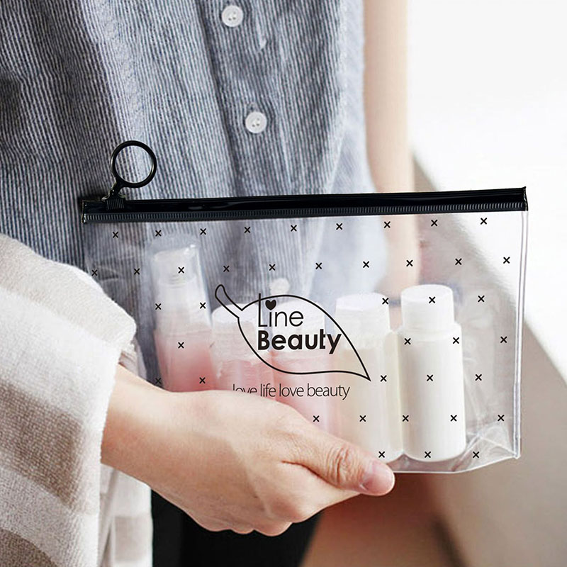 Skin Care Products Cosmetics Bathroom Daily Necessities Transparent Bottled Storage Bags Cosmetic Bags