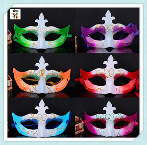 Maschere per feste in maschera fantasia matrimonio colori plastica economici HPC-3509 - Product Image 2