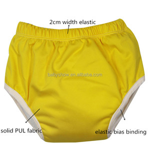 pañal de tela para bebés de entrenamiento de esfinteres PUL tela impermeable fibra de bambú lavable fabricante de China - Product Image 2