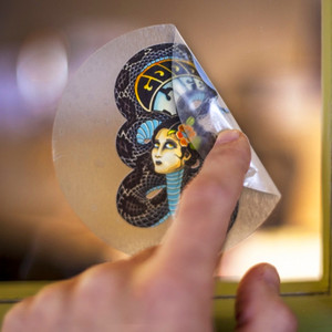 Autocollant personnalisé en PVC, papier vinyle Transparent, auto-adhésif - Product Image 3