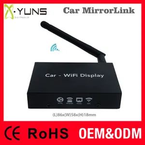 Автомобиль Mirrorlink wifi дисплей коробка для RCA / RGB / YPBPR автомобиль аудио / видео выход