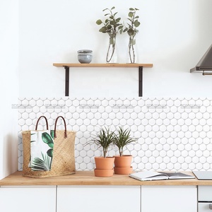 Azulejo de cerámica para cocina, baño, ducha, 48mm, color blanco - Product Image 3
