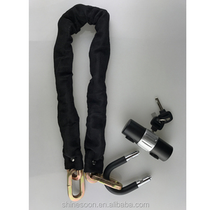 Catena in acciaio resistente con serratura a forma di U antifurto cavo di sicurezza <span class=keywords><strong>per</strong></span> bicicletta e moto accessori - Product Image 3