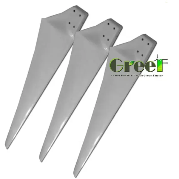 plate root type of blades for 1KW horizontal axis wind turbine