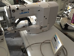 D'origine deuxième main utilisé juki high speed direct drive électronique bartacking couture machine - Product Image 2