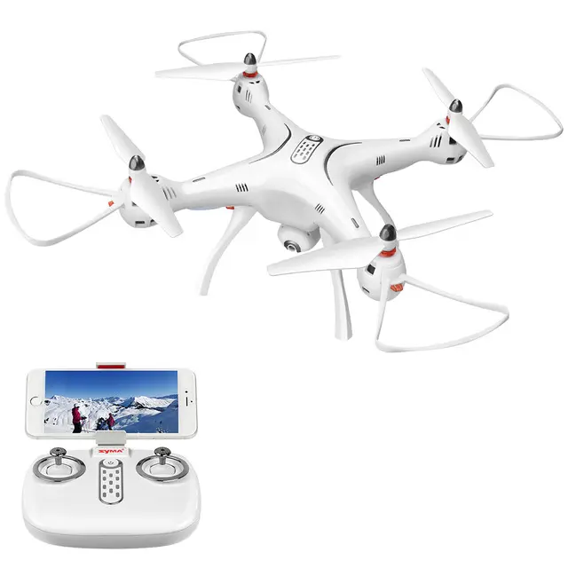 SYMA-Dron X8PRO con GPS y cámara Wifi, cuadricóptero profesional en tiempo Real, 2,4G, 4 canales
