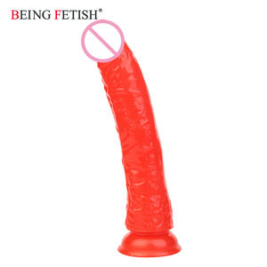Vrouwen Zachte Siliconen Kunstmatige <span class=keywords><strong>Penis</strong></span> Met Zuignap Seksspeeltjes - Product Image 6