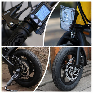 Batería <span class=keywords><strong>de</strong></span> litio 36 V 250 W 12 pulgadas Mini <span class=keywords><strong>bicicleta</strong></span> eléctrica plegable - Product Image 3