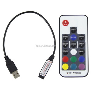 Striscia <span class=keywords><strong>LED</strong></span> RGB 1,6ft 50cm USB 5V SMD5050 60 <span class=keywords><strong>LED</strong></span>/m per Illuminazione di Sfondo TV con Telecomando Wireless - Product Image 3