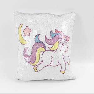 LK bambini personalizzati adoravano graziosa fodera per cuscino <span class=keywords><strong>unicorno</strong></span> con paillettes - Product Image 2