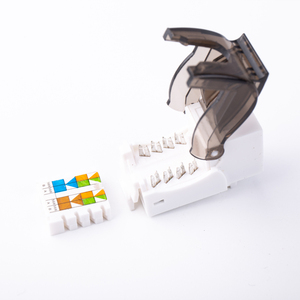 Aipeng bán buôn 8P8C 90 độ không được che chở RJ45 RJ11 UTP CAT5e CAT6 cat6A Mạng Keystone jack - Product Image 1