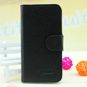 petit moq gros grain de litchi portefeuille flip housse en cuir pour <span class=keywords><strong>wiko</strong></span> ozzy - Product Image 4