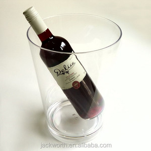 Seau à glace écologique en plastique pour vin avec poignée - Product Image 3