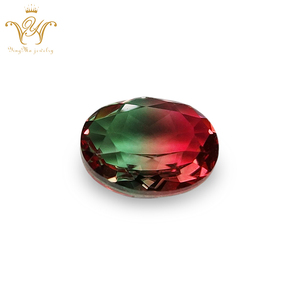 Moda al por mayor <span class=keywords><strong>verde</strong></span> menta turmalina piedras preciosas para la joyería de los pendientes - Product Image 3