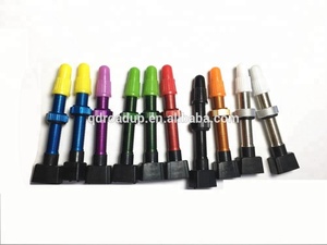 Neumático sin cámara de bicicleta de aleación de aluminio, válvula <span class=keywords><strong>Presta</strong></span> y tapas antipolvo con herramienta de carrete - Product Image 3