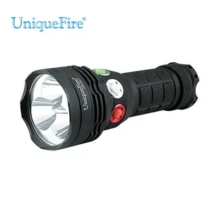 UniqueFire usb led camping light torch 3 colour flashlight set