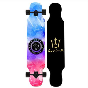 Venta caliente estilo libre <span class=keywords><strong>de</strong></span> arce canadiense bailando cubierta <span class=keywords><strong>skate</strong></span> tabla larga - Product Image 5