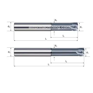 Fresas de carburo de alta alimentación, 6mm, 8mm, 10mm, 12mm