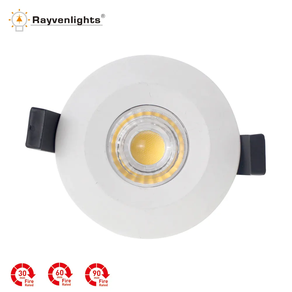 Zwart Wit Chrome Ip65 led downlight 230 v brandwerende 10 w led cob down light